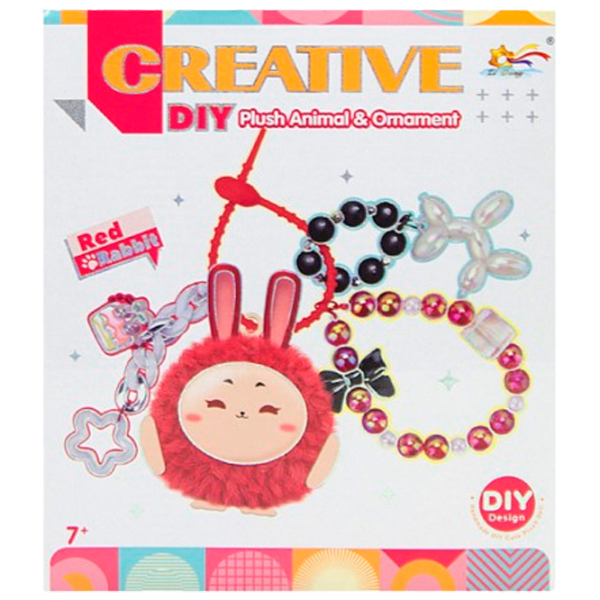 Set de creație New World Cute Animals Iepuraș 712302 7+ / Red photo 1