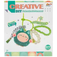 Креативный набор New World Cute Animals Зеленая кошка ZD-M025 7+ / Зеленый