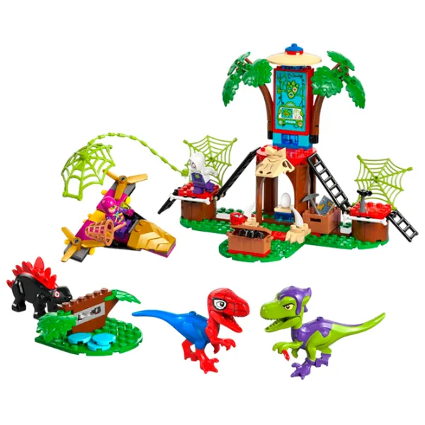 Constructor LEGO Spidey and Gobby's Raptor Battle at Tree House HQ Figuri/ Multicolor photo 2