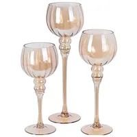 Suport pentru lumânări Promstore Pocal Cantitatea în set - 3 / Sticlă