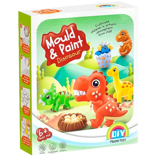 Set de creație New World Cute Animals Dinozaur 682002 6+ / Multicolor photo 1