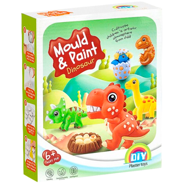 Set de creație New World Cute Animals Dinozaur 682002 6+ / Multicolor photo 1