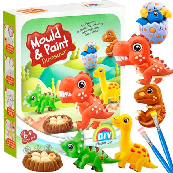 Set de creație New World Cute Animals Dinozaur 682002 6+ / Multicolor photo 2