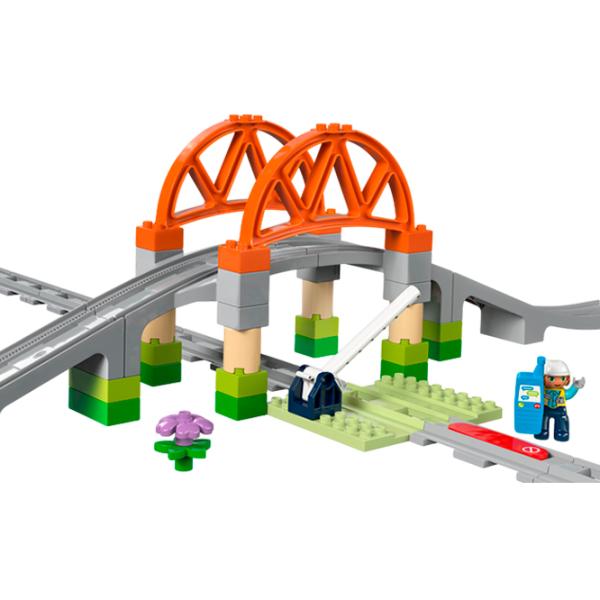 Constructor LEGO Train Bridge and Tracks Expansion Set Constructori/ Multicolor photo 2