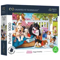 Puzzle Trefl Doggy Friendship 12+/ Numărul de piese: 1000