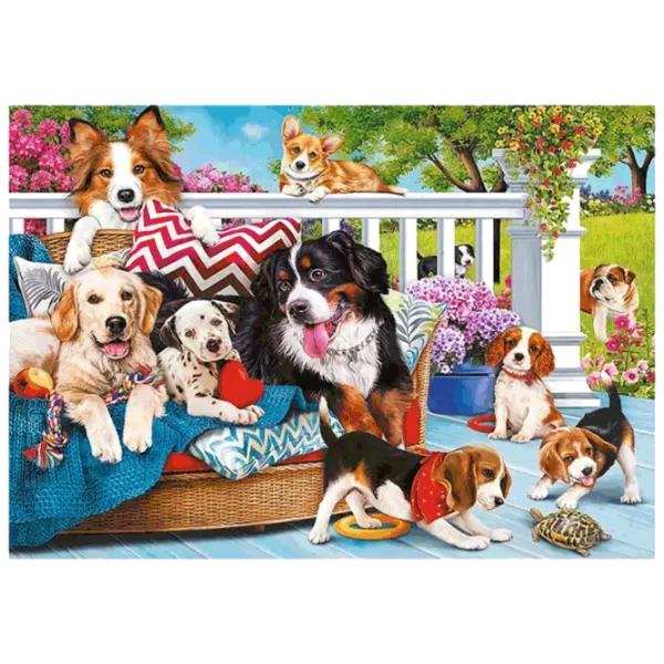 Puzzle Trefl Doggy Friendship 12+/ Numărul de piese: 1000 photo 2 Puzzle Trefl Doggy Friendship 12+/ Numărul de piese: 1000 photo 2