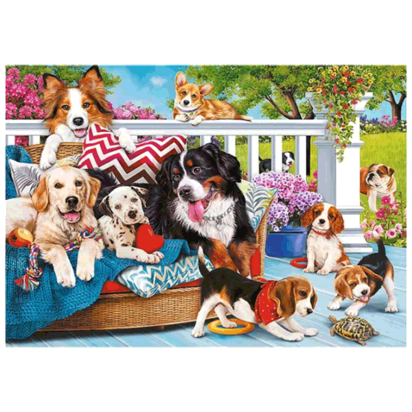Puzzle Trefl Doggy Friendship 12+/ Numărul de piese: 1000 photo 2 Puzzle Trefl Doggy Friendship 12+/ Numărul de piese: 1000 photo 2