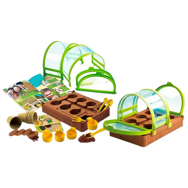 Set de creație Clementoni Greenhouse Science & Play 61528 7+ / Multicolor photo 2