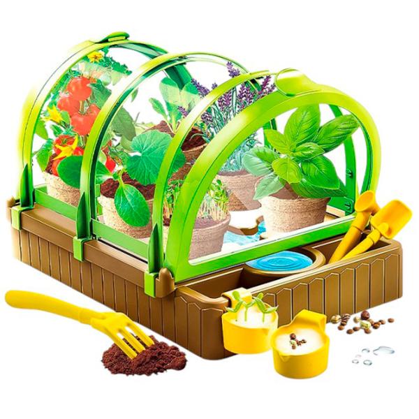 Set de creație Clementoni Greenhouse Science & Play 61528 7+ / Multicolor photo 3