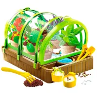 Set de creație Clementoni Greenhouse Science & Play 61528 7+ / Multicolor photo 3