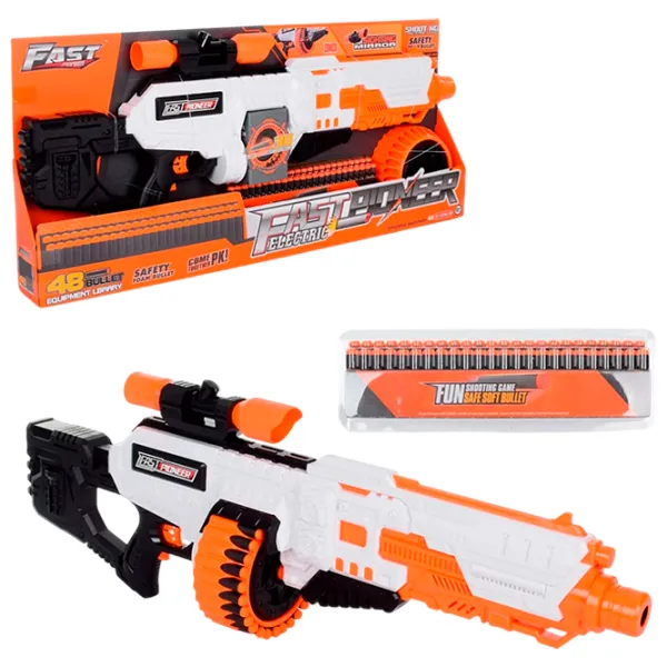 Blaster New World Fast Electric 752020 3+ / Săgeți / White photo 3 Blaster New World Fast Electric 752020 3+ / Săgeți / White photo 3