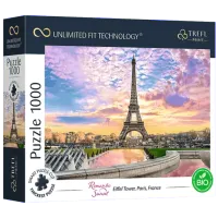 Puzzle Trefl Eiffel Tower, Paris, France 12+/ Numărul de piese: 1000