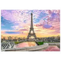 Puzzle Trefl Eiffel Tower, Paris, France 12+/ Numărul de piese: 1000 photo 2