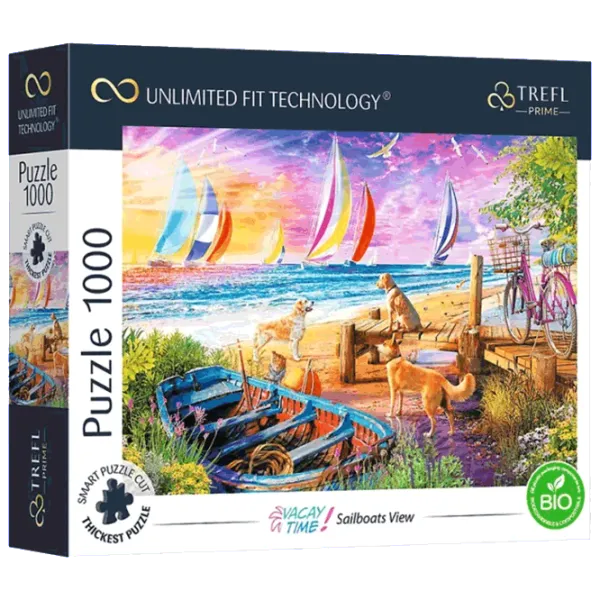 Puzzle Trefl Sailboats View 12+/ Количество деталей: 1000 photo 1 Puzzle Trefl Sailboats View 12+/ Количество деталей: 1000 photo 1