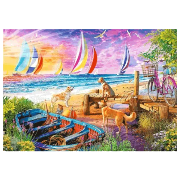 Puzzle Trefl Sailboats View 12+/ Количество деталей: 1000 photo 2 Puzzle Trefl Sailboats View 12+/ Количество деталей: 1000 photo 2