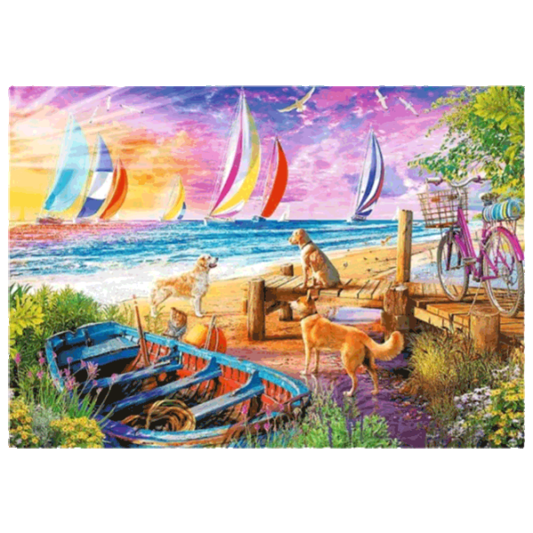 Puzzle Trefl Sailboats View 12+/ Количество деталей: 1000 photo 4 Puzzle Trefl Sailboats View 12+/ Количество деталей: 1000 photo 4