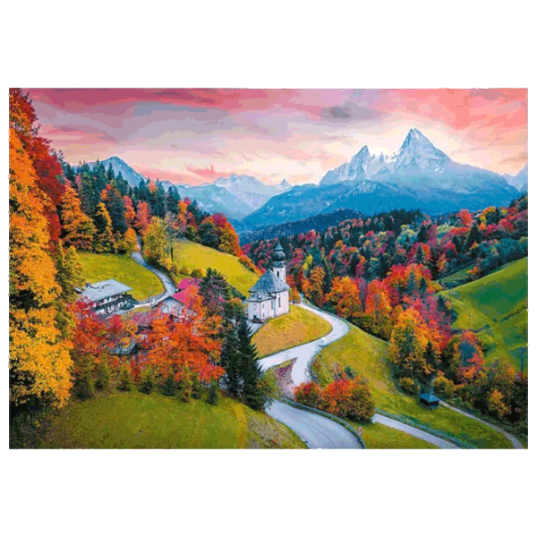 Puzzle Trefl Alpine Idyll, Bavaria, Germany 12+/ Количество деталей: 1000 photo 2