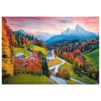 Puzzle Trefl Alpine Idyll, Bavaria, Germany 12+/ Numărul de piese: 1000 photo 2