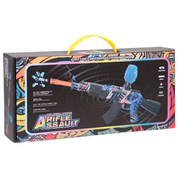 Игрушечный автомат New World AK-47 722036 6+ / Гелевые шарики / Черный photo 1