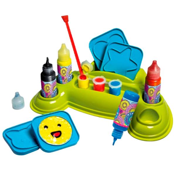 Set de creație Clementoni Sticker & Coloring Cards Ornamente stickere 18536 3+ / Multicolor photo 2