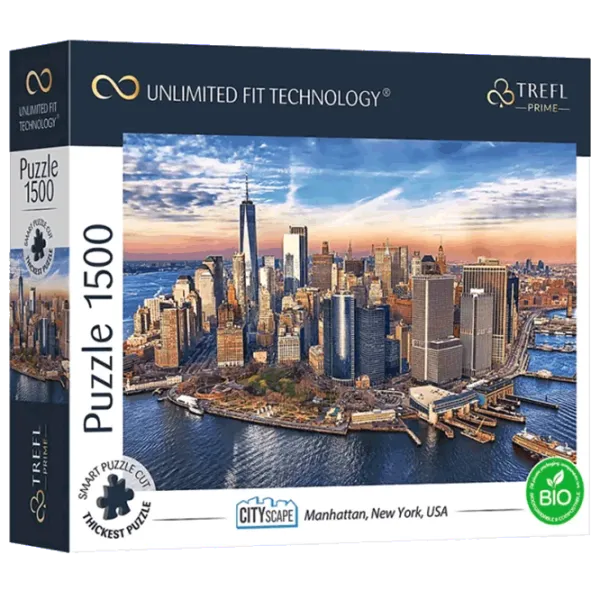 Puzzle Trefl Cityscape, New York, USA 13+/ Numărul de piese: 1500 photo 1 Puzzle Trefl Cityscape, New York, USA 13+/ Numărul de piese: 1500 photo 1