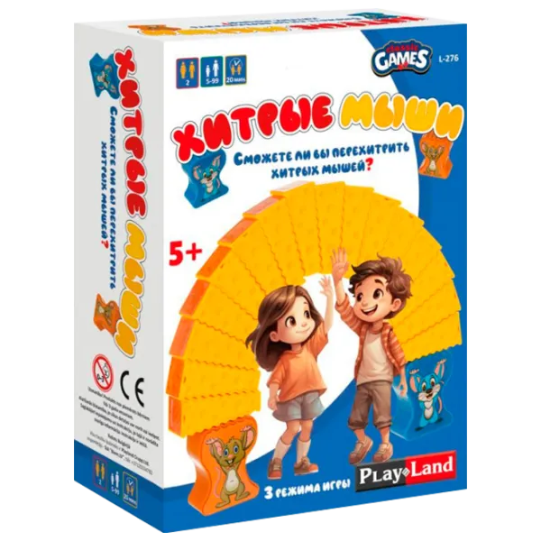 Joc de masă PlayLand Șoareci șmecheri 5+/ Dezvoltare photo 1 Joc de masă PlayLand Șoareci șmecheri 5+/ Dezvoltare photo 1