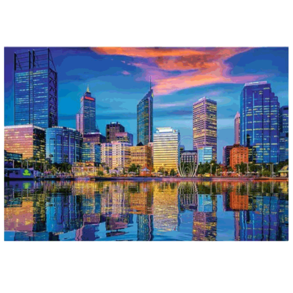 Puzzle Trefl Urban Reflection, Perth, Australia 13+/ Numărul de piese: 1500 photo 3