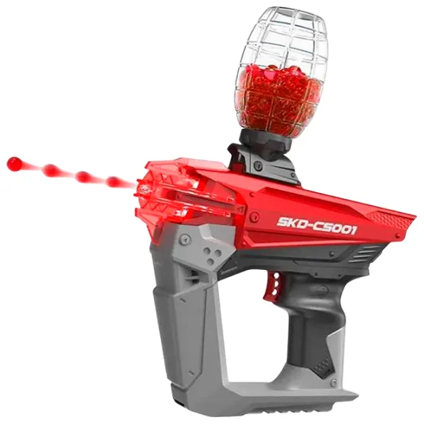 Игрушечный пистолет New World 722033 CS001 R 8+ / Гелевые шарики / Красный photo 2 Игрушечный пистолет New World 722033 CS001 R 8+ / Гелевые шарики / Красный photo 2