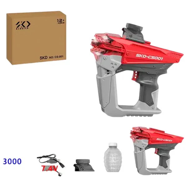 Игрушечный пистолет New World 722033 CS001 R 8+ / Гелевые шарики / Красный photo 3 Игрушечный пистолет New World 722033 CS001 R 8+ / Гелевые шарики / Красный photo 3