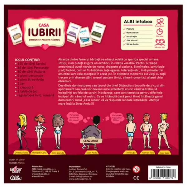 Настольная игра Albi Дом любви 18+/ Игральные карты photo 3