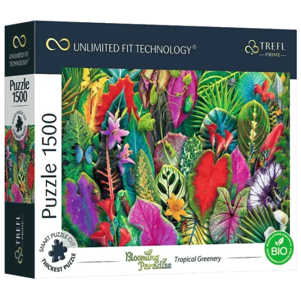 Puzzle Trefl Tropical Greenery 13+/ Количество деталей: 1500 photo 1 Puzzle Trefl Tropical Greenery 13+/ Количество деталей: 1500 photo 1