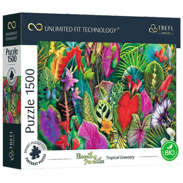 Puzzle Trefl Tropical Greenery 13+/ Количество деталей: 1500 photo 1 Puzzle Trefl Tropical Greenery 13+/ Количество деталей: 1500 photo 1