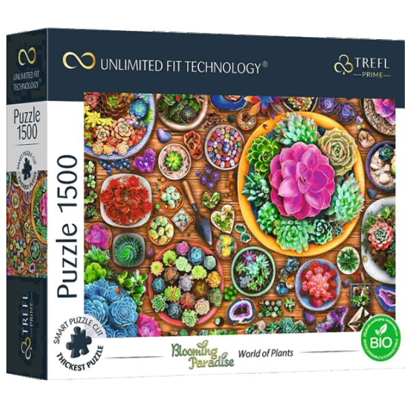 Puzzle Trefl World of Plants 13+/ Numărul de piese: 1500 photo 1 Puzzle Trefl World of Plants 13+/ Numărul de piese: 1500 photo 1