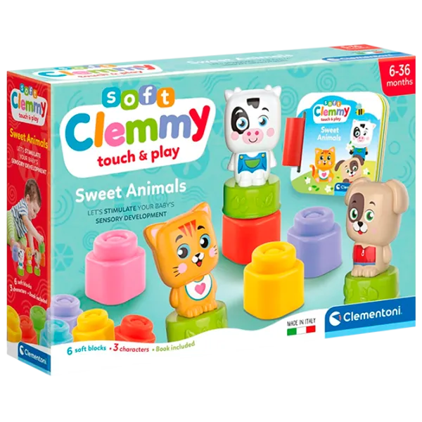 Конструктор Clementoni Sweet Animals Мягкая/ Разноцветный photo 1