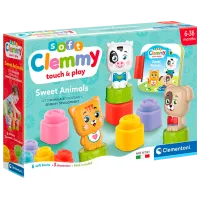 Конструктор Clementoni Sweet Animals Мягкая/ Разноцветный