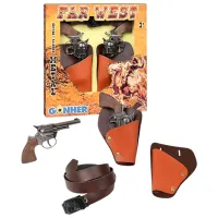 Игрушечный пистолет Gonher 147/0 44078 3+ / / Серебро photo 4