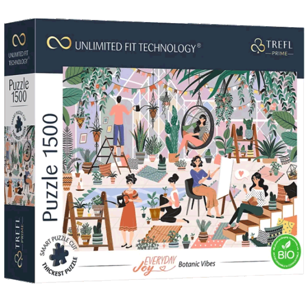 Puzzle Trefl Botanic Vibes 13+/ Количество деталей: 1500 photo 1 Puzzle Trefl Botanic Vibes 13+/ Количество деталей: 1500 photo 1