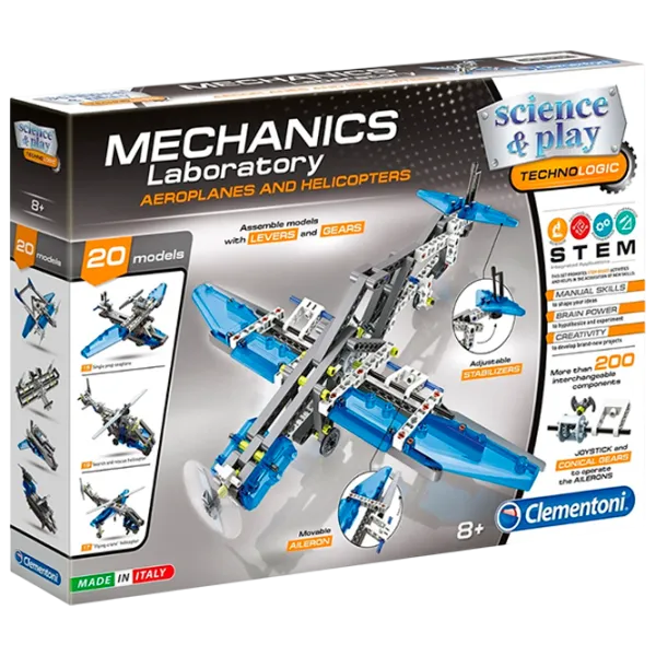 Конструктор Clementoni Aeroplanes & Helicopters Транспорт/ Синий photo 1