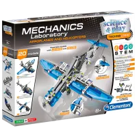 Конструктор Clementoni Aeroplanes & Helicopters Транспорт/ Синий