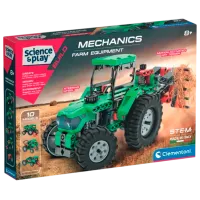 Конструктор Clementoni Farm Equipment Трактор/ Зеленый