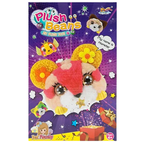 Set de creație New World Cute Animals Șoricel fericit 712303 3+ / Multicolor Multicolor photo 1