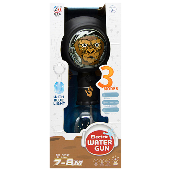 Водяной пистолет New World Hammer 712028 3+ / Вода / Черный photo 1 Водяной пистолет New World Hammer 712028 3+ / Вода / Черный photo 1