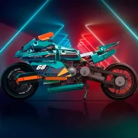 Constructor Moyu MY88017 Motocicletă/ Teal photo 3