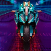 Constructor Moyu MY88017 Motocicletă/ Teal photo 4