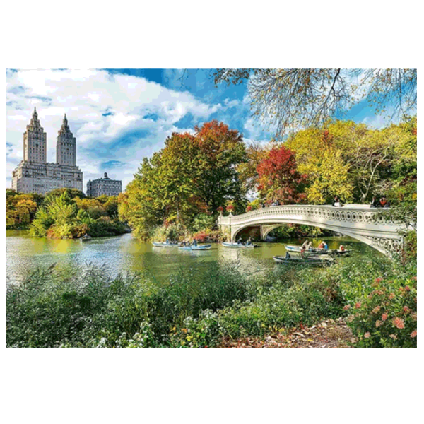 Puzzle Trefl Charming Central Park, New York 13+/ Numărul de piese: 1500 photo 2 Puzzle Trefl Charming Central Park, New York 13+/ Numărul de piese: 1500 photo 2