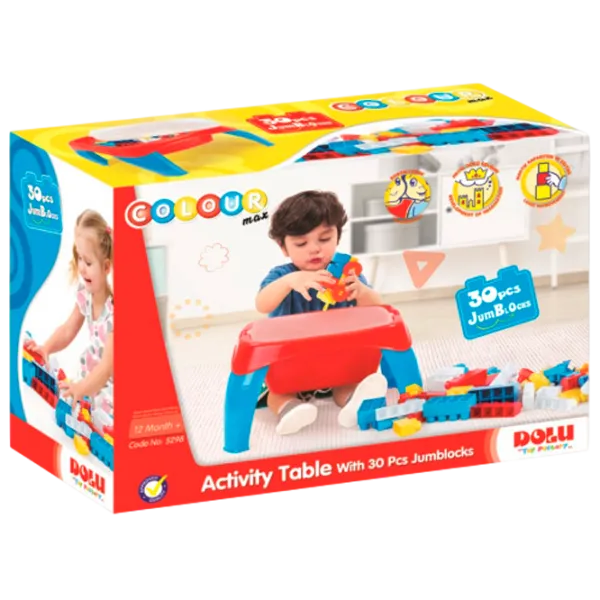 Конструктор Dolu Activity Table Стол/ Разноцветный photo 1
