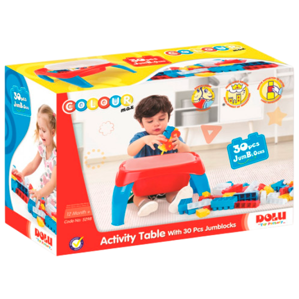 Конструктор Dolu Activity Table Стол/ Разноцветный photo 1