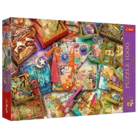 Puzzle Trefl Tea Time: The Journaler's Desk 14+/ Numărul de piese: 1000