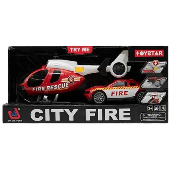 Set jucării New World Try me City Fire 652073 3+ / Multicolor Multicolor photo 1 Set jucării New World Try me City Fire 652073 3+ / Multicolor Multicolor photo 1