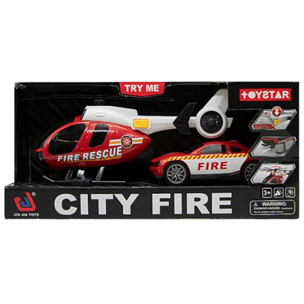 Set jucării New World Try me City Fire 652073 3+ / Multicolor Multicolor photo 1 Set jucării New World Try me City Fire 652073 3+ / Multicolor Multicolor photo 1